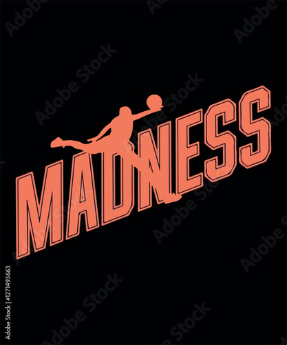 "Madness T-Shirt Design – Unique & Trendy Graphic Tees for Bold Styles"