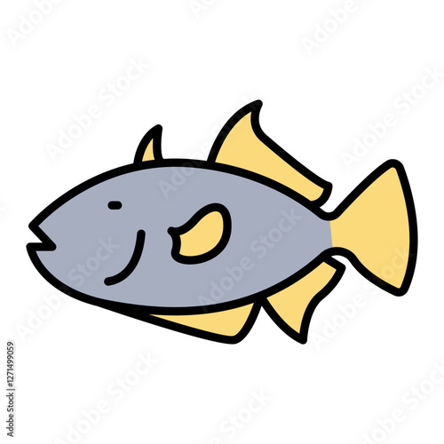 Trigger fish lineal color