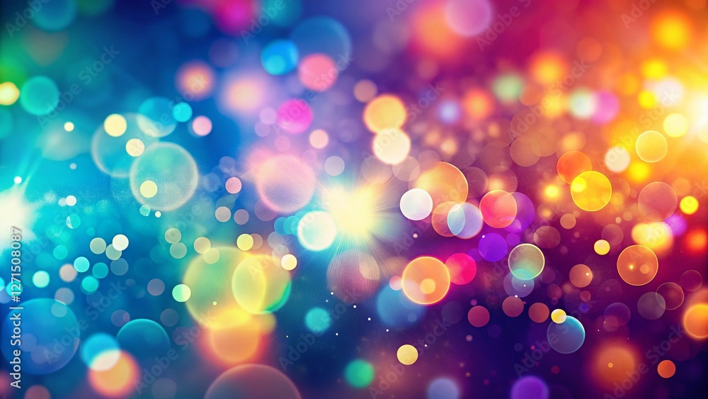 Abstract Light Bokeh Background: Glowing Circles and Soft Focus Abstract Light Bokeh Background: Glowing Circles and Soft Focus