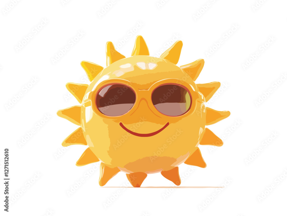 laughing sun vector art laughing sun vector art