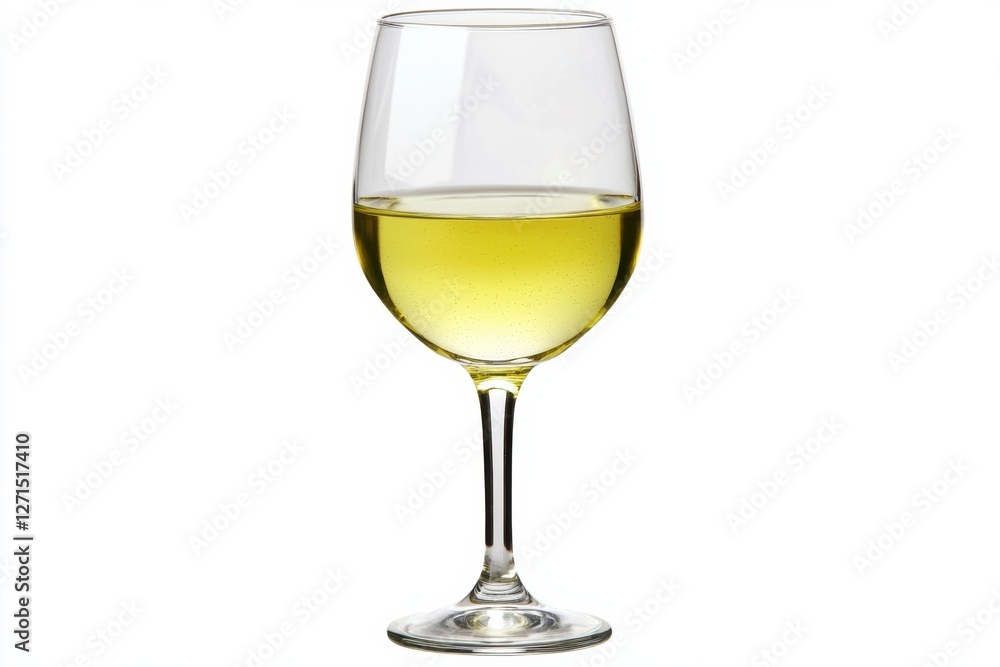 Glass wine, white background, isolated, elegant, refreshing drink. Glass wine, white background, isolated, elegant, refreshing drink.