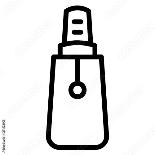 Spray Perfume Groomer Line Icon