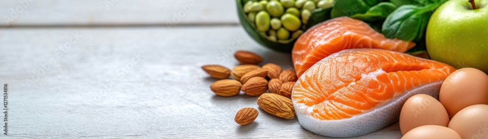 Discover the vibrant world of ketogenic eating with this stunning image showcasing essential food items Explore high-fat, low-carb options ideal for ketogenic diets See fresh salmon fillets Discover the vibrant world of ketogenic eating with this stunning image showcasing essential food items Explore high-fat, low-carb options ideal for ketogenic diets See fresh salmon fillets