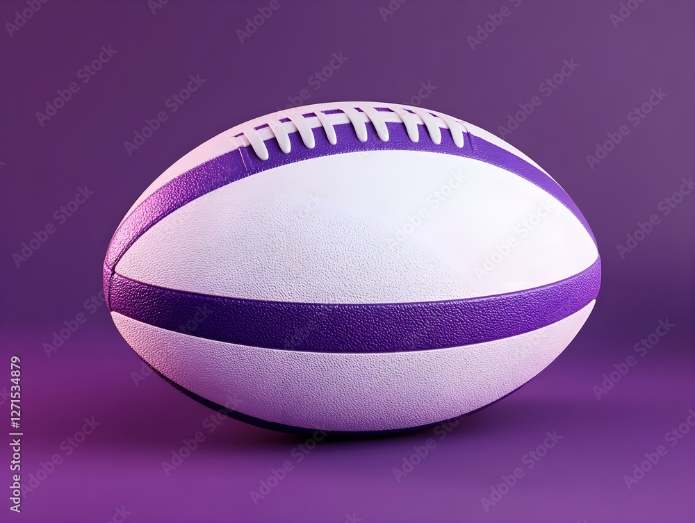 A rugby ball on a plain background A rugby ball on a plain background