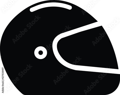 Helmet icon. Motocycle helmet icon. Motorcycle helmets vector. Motorcycle helmets. car helmet  . Simple vehicle helmet sign. black design
