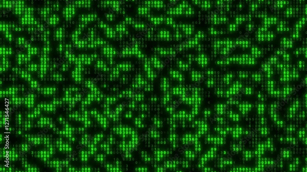 Abstract Computer Binary Code Animation. High Technology Computer Binary Data Background. Computer Block Chain Data Animated Loop Animation Binary Code Moving, Green Binary Code Moving Animation. Digi Abstract Computer Binary Code Animation. High Technology Computer Binary Data Background. Computer Block Chain Data Animated Loop Animation Binary Code Moving, Green Binary Code Moving Animation. Digi