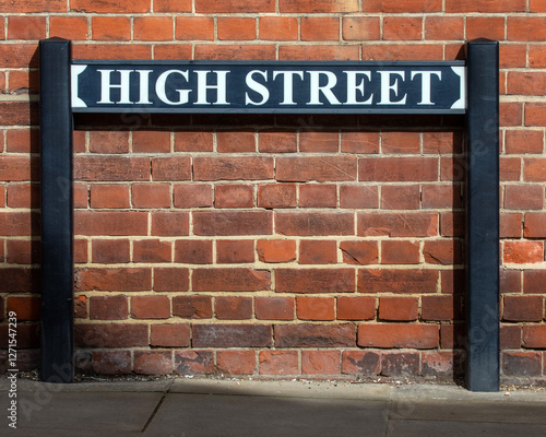 High Street in Maldon, Essex photo