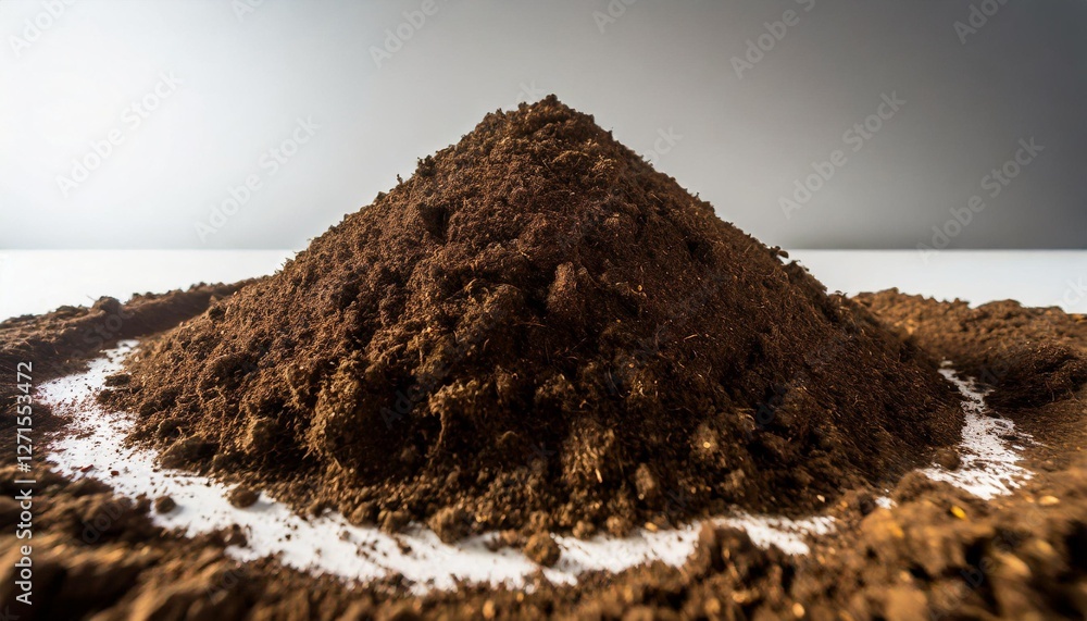 cocoa powder on white background cocoa powder on white background