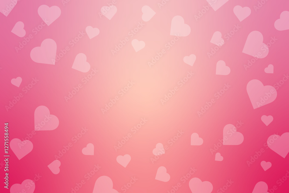 abstract background in crimson tones with the image of hearts in a circle with free space in the middle abstract background in crimson tones with the image of hearts in a circle with free space in the middle