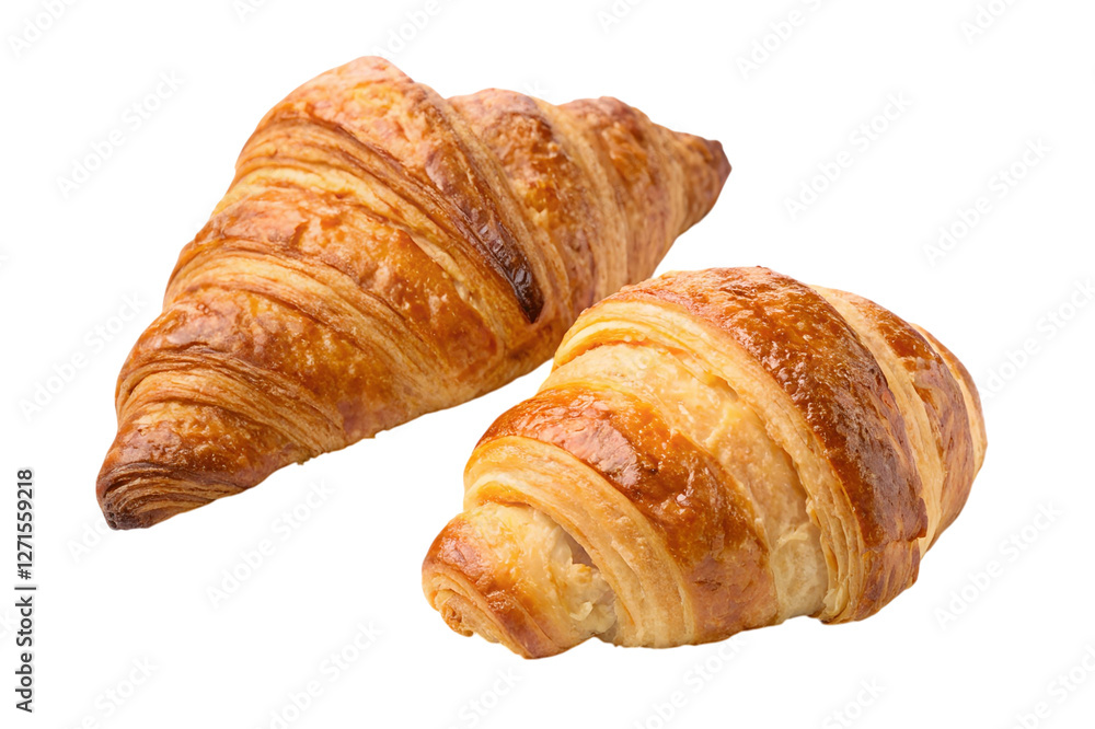 Croissant isolated on transparent background Croissant isolated on transparent background
