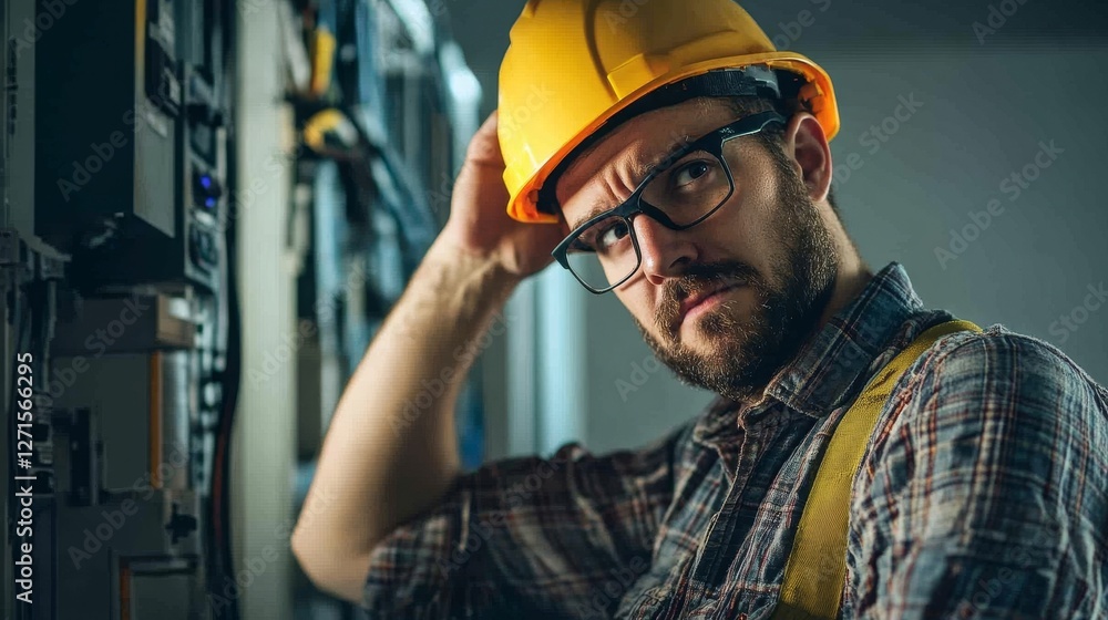 Unhappy Engineer Operator Using SCADA System, Unhappy Engineer Operator Using SCADA System,