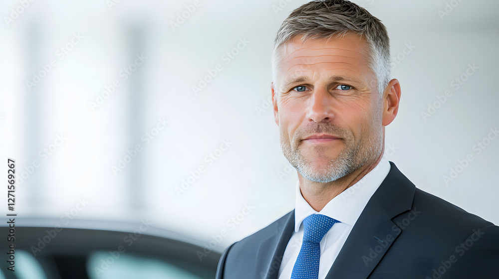 A businessman in a formal suit, exuding confidence with a determined expression, standing against a professional background.
A businessman in a formal suit, exuding confidence with a determined expression, standing against a professional background.