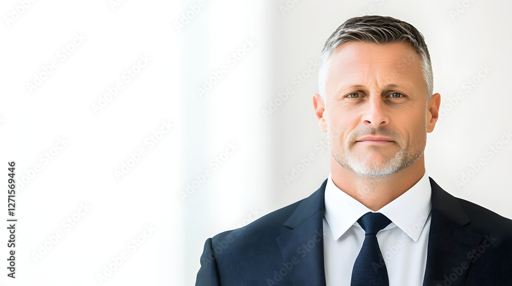 A businessman in a formal suit, exuding confidence with a determined expression, standing against a professional background.
A businessman in a formal suit, exuding confidence with a determined expression, standing against a professional background.