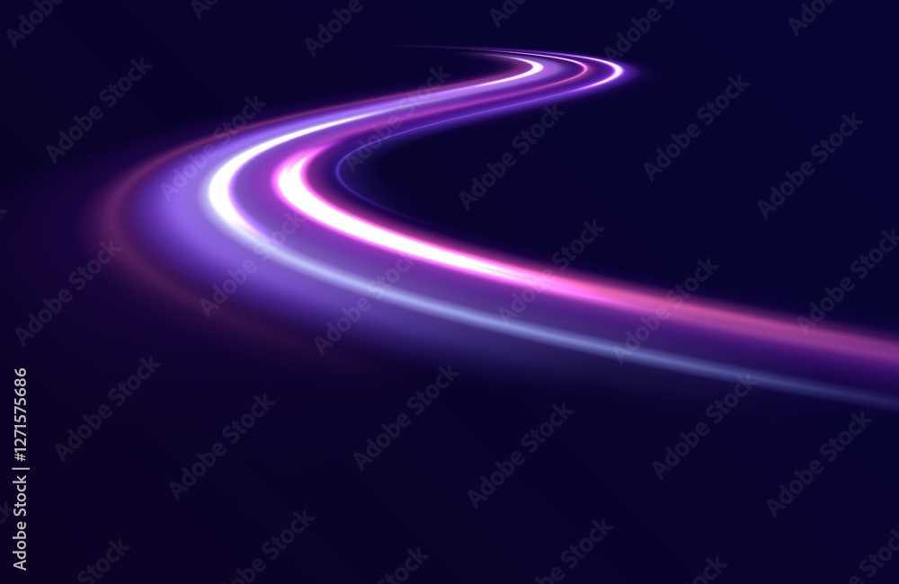 Colored shiny sparks of spiral wave. Curved bright speed line swirls. Shiny wavy path. Rotating dynamic neon circle. Magic golden swirl with highlights. Glowing swirl bokeh effect. vector png Colored shiny sparks of spiral wave. Curved bright speed line swirls. Shiny wavy path. Rotating dynamic neon circle. Magic golden swirl with highlights. Glowing swirl bokeh effect. vector png