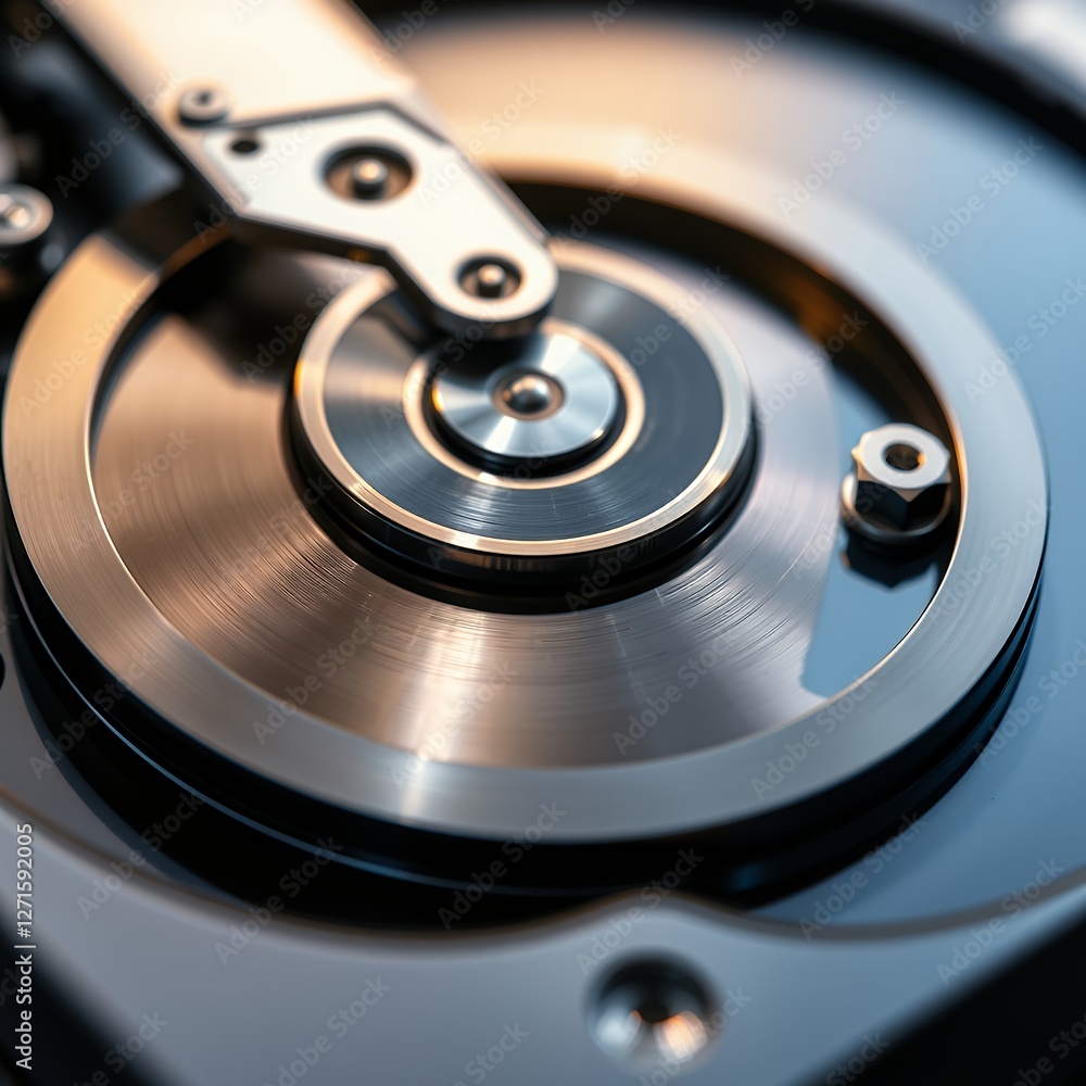 Intricate Mechanisms of a High-Tech Hard Drive Intricate Mechanisms of a High-Tech Hard Drive