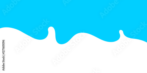 milk splash, milk simple shape for banner background, milk waves, milk splashes for advertising dairy products