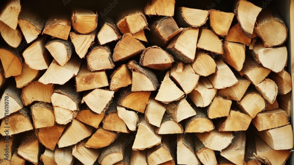 A Stack of Firewood, Ready for Winter