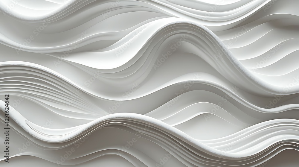 Obraz premium Elegant Wave Pattern Wall Art for Contemporary Spaces