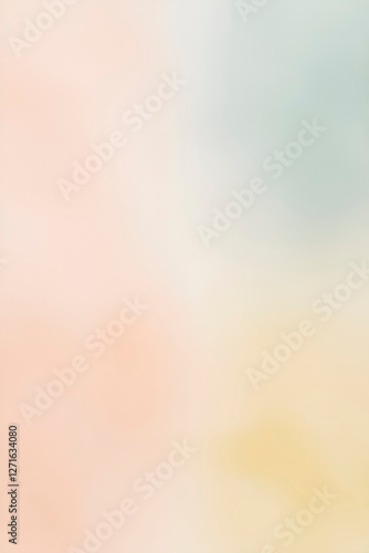 Delicate blurred out of focus background with watercolor flowers in pastel colors, creating a romantic atmosphere.