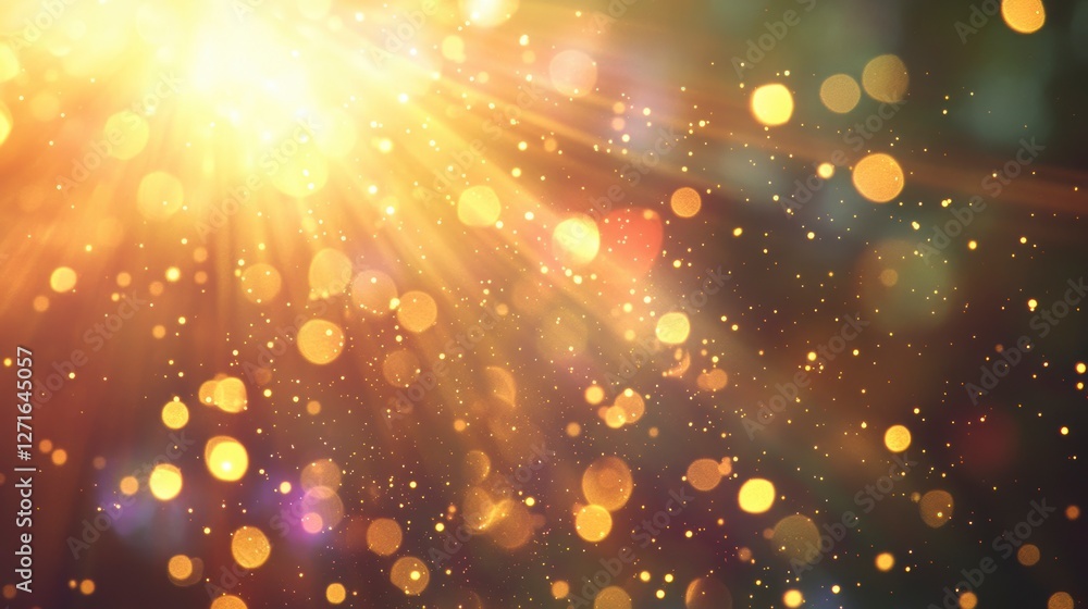 Abstract golden light burst background Abstract golden light burst background