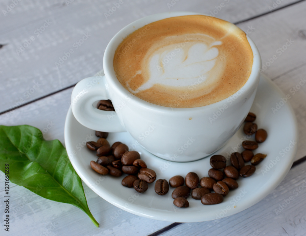 Fototapeta premium Kawa w filiżance