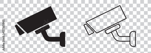 cctv security icon sign vector