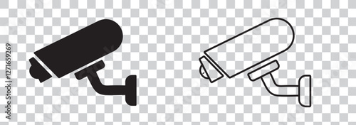 cctv security icon sign vector