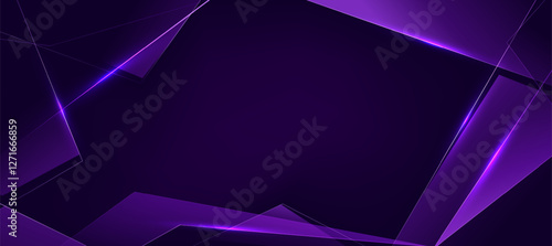 Modern abstract background, Elegant diagonal lines striped purple background, Digital polygon background vector for presentation business banner or web background EPS 10