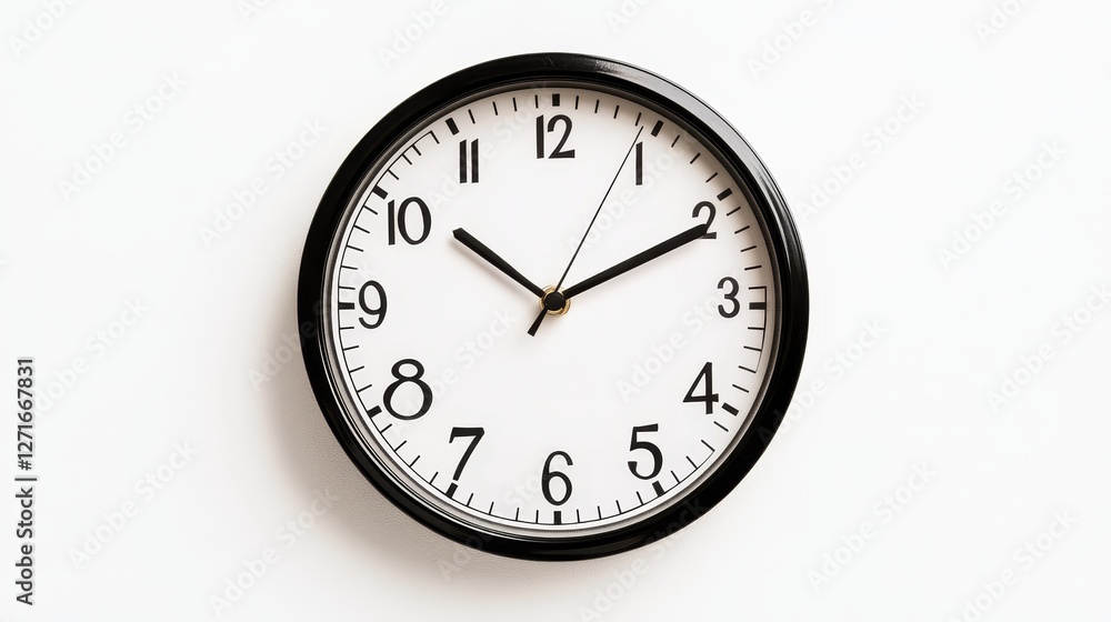 Clock showing midnight, isolated on white background.
Simple image of a clock face taken from above Clock showing midnight, isolated on white background.
Simple image of a clock face taken from above