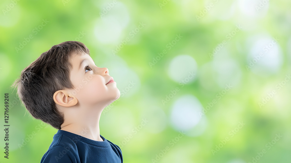 Cute Kid Standing in Forest, Head and Shoulders Portrait
Cute Kid Standing in Forest, Head and Shoulders Portrait