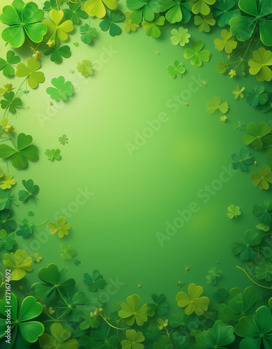 st patricks day greeting card background