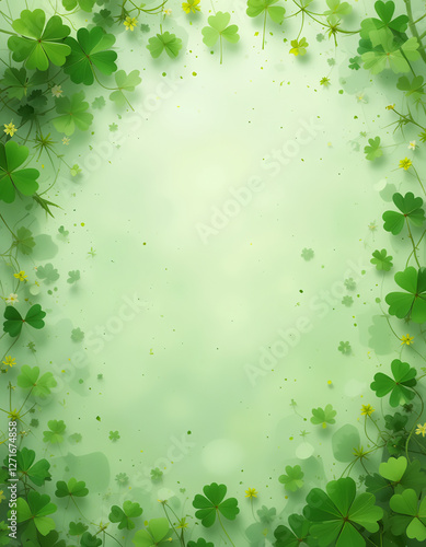 st patricks day greeting card background