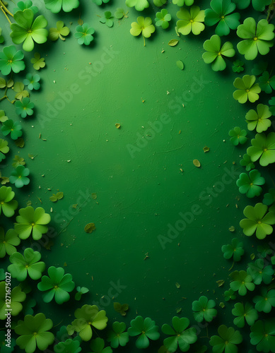 st patricks day greeting card background