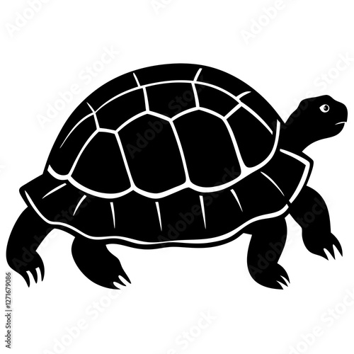 turtle on a white background