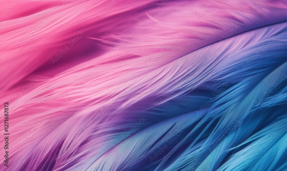 Abstract gradient feathers, close-up, soft colors, design background, for social media or web Abstract gradient feathers, close-up, soft colors, design background, for social media or web