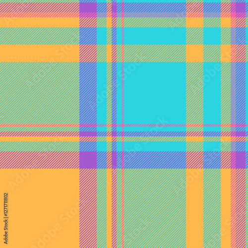 Textile design of textured plaid. Checkered fabric pattern swatch for shirt, dress, suit, wrapping paper print, invitation and gift card.