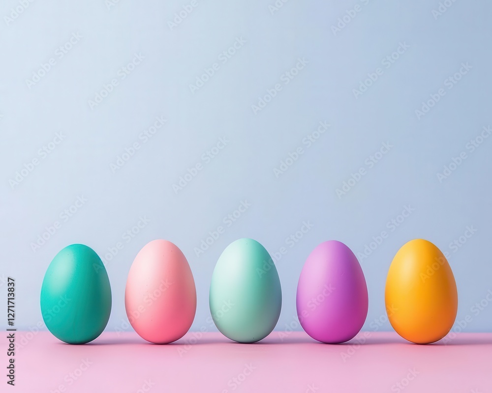 Business growth timeline with Easter eggs representing key financial milestones Business growth timeline with Easter eggs representing key financial milestones