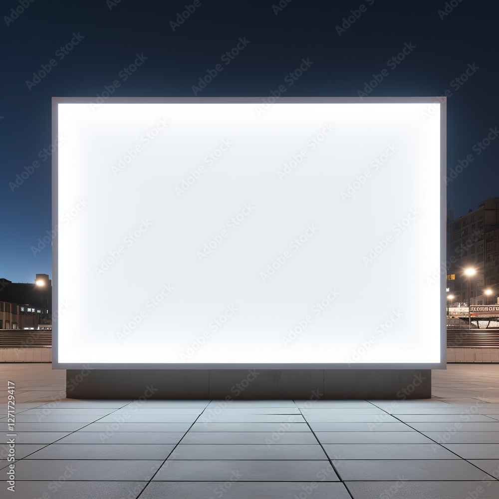 blank billboard on the wall blank billboard on the wall