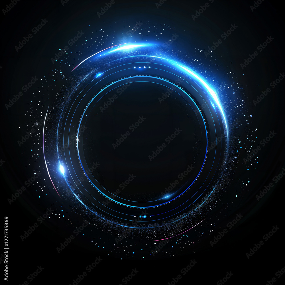 glow effect on black background glow effect on black background