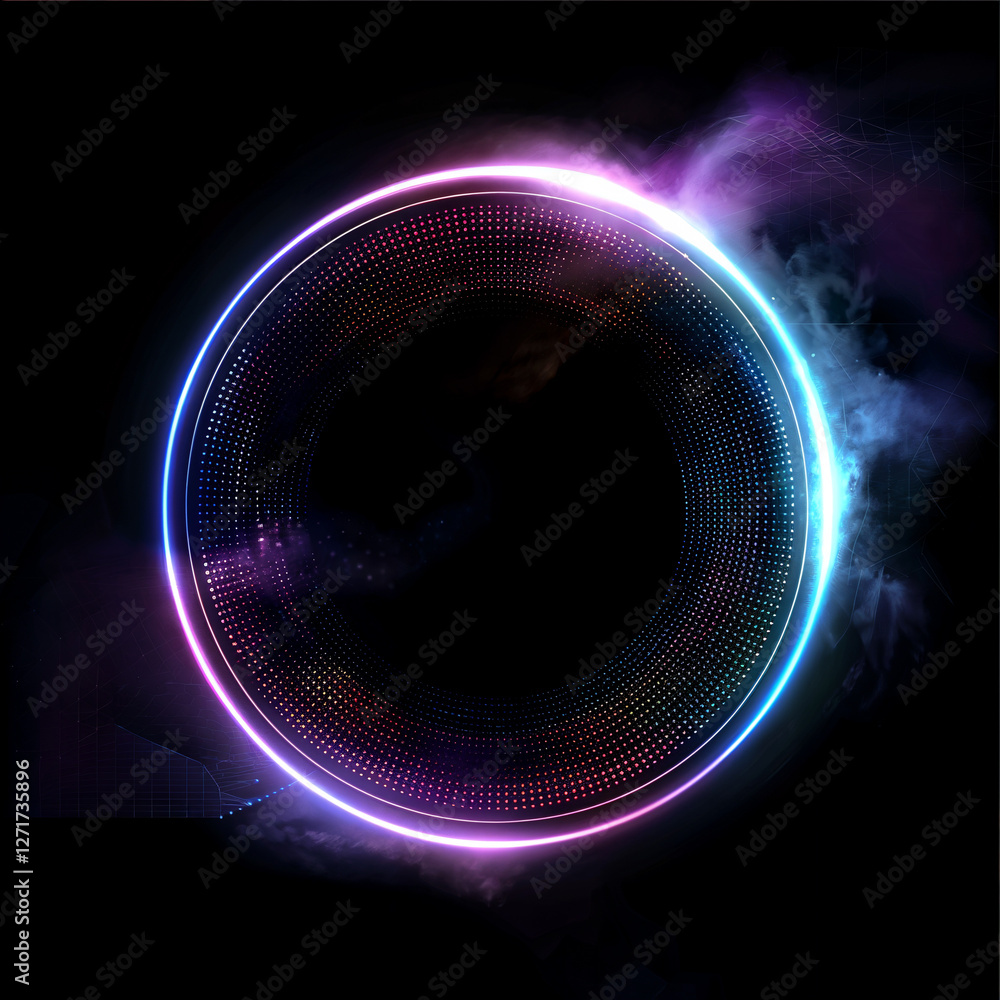 glow effect on black background glow effect on black background