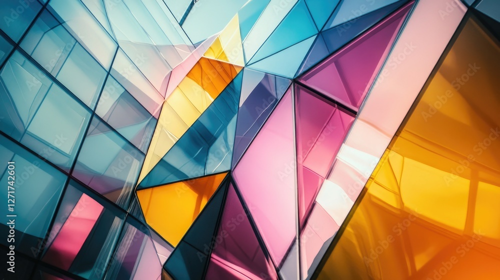 Fototapeta premium Modern glass skyscraper