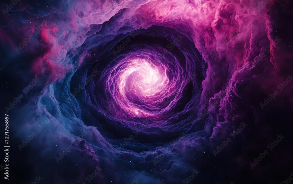 A stunning cosmic swirl of colorful nebulae and stars, evoking deep space mystery. A stunning cosmic swirl of colorful nebulae and stars, evoking deep space mystery.