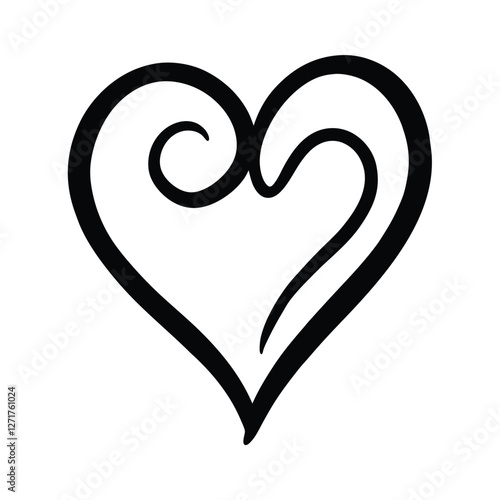 heart shape made from paper clips