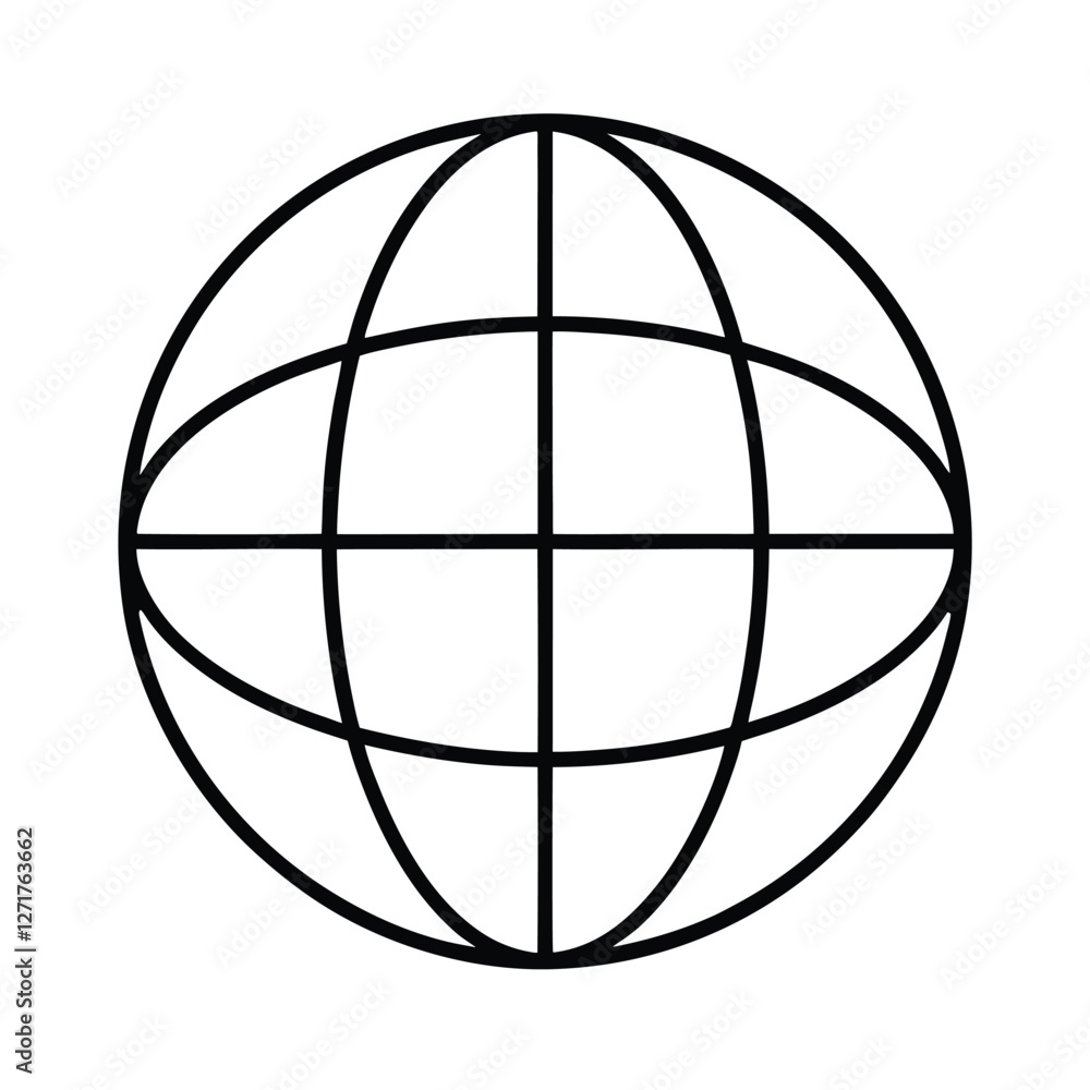 globe icon vector illustration globe icon vector illustration
