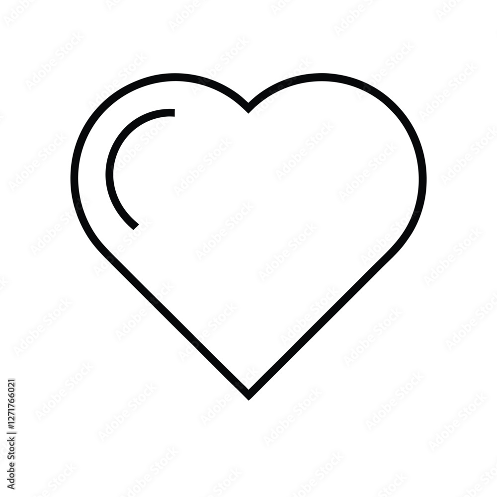heart with a ribbon heart with a ribbon