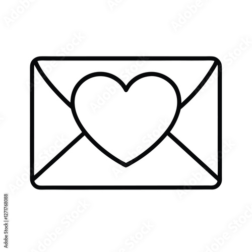 envelope with heart