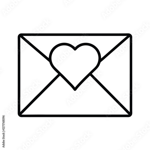 envelope with heart