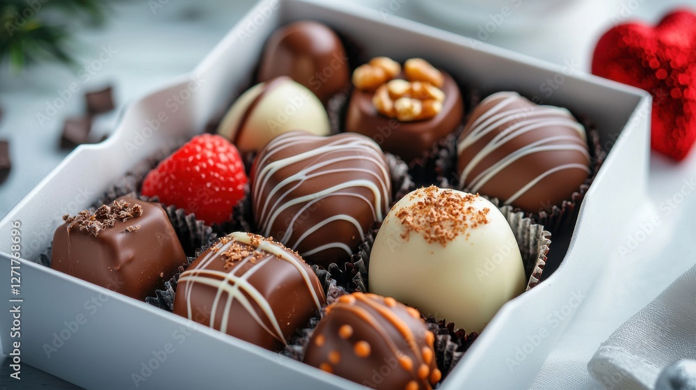 Artisanal Heart-Shaped Chocolate Box Artisanal Heart-Shaped Chocolate Box