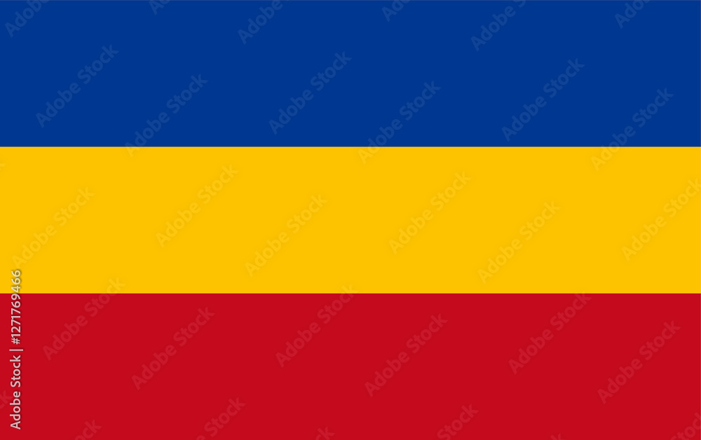 Official flag of Los Santos. Province of Panama. Illustration Official flag of Los Santos. Province of Panama. Illustration