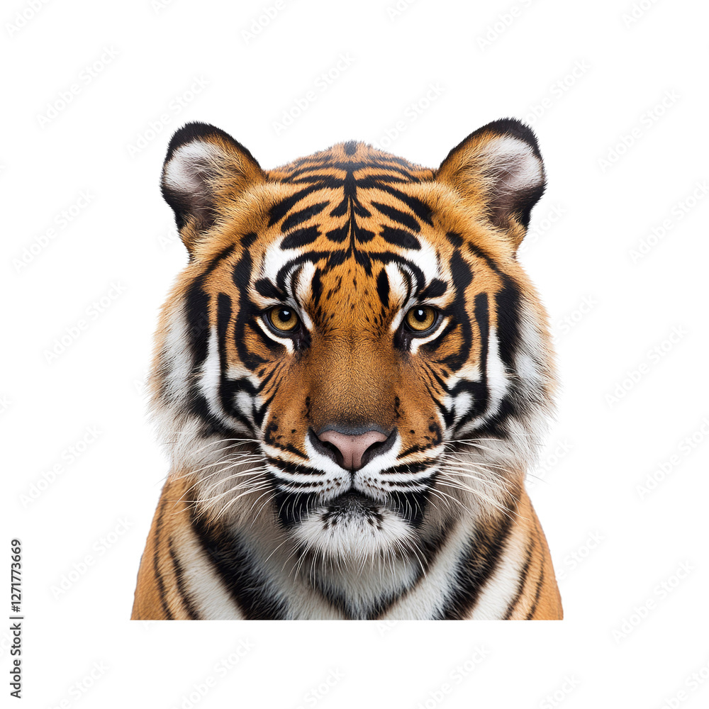 Majestic Tiger Portrait Intense Gaze of a Sumatran Tiger Majestic Tiger Portrait Intense Gaze of a Sumatran Tiger